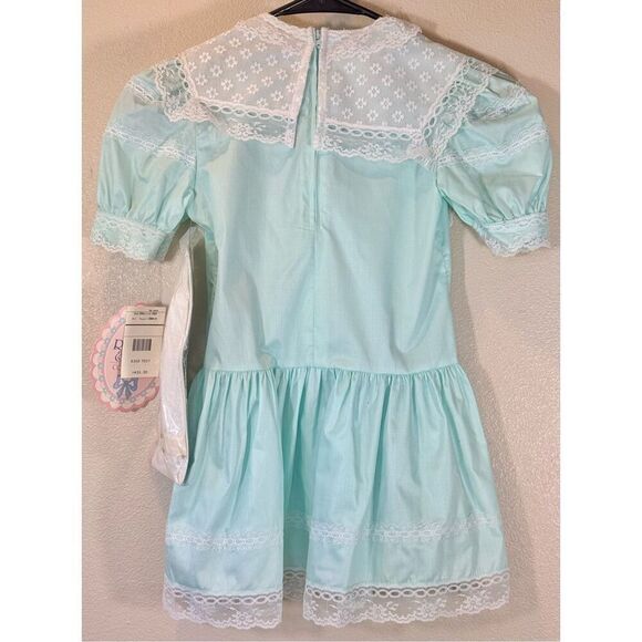 NWT Vintage The Ribbons & Lace CollectionGirls Dress With Tights Included 5 - Picture 4 of 10